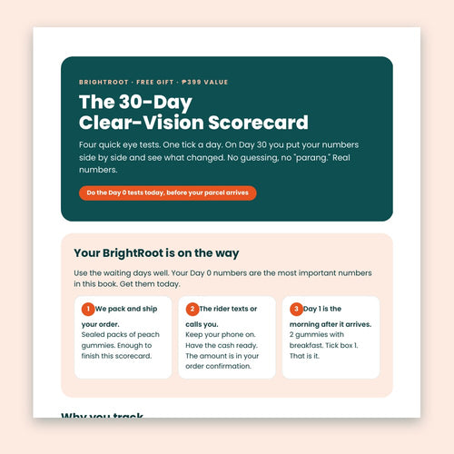 FREE GIFT: The 30-Day Clear-Vision Scorecard